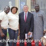 French Ambassador with ministry of Business development staff